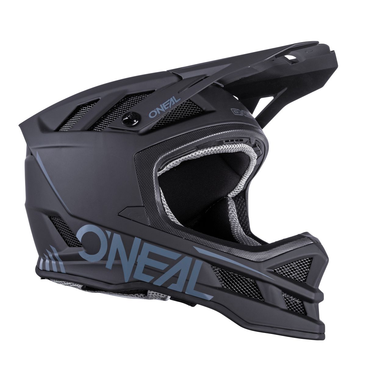 O'neal Blade Polyacrylite Solid DH Fahrrad Helm schwarz 2024 Oneal
