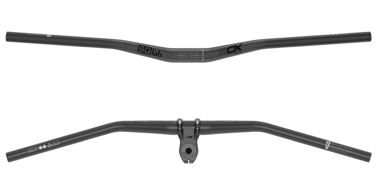 SQlab 3OX 16 MTB Gravity E-Bike Fahrrad Lenker 31.8mm / 780mm schwarz
