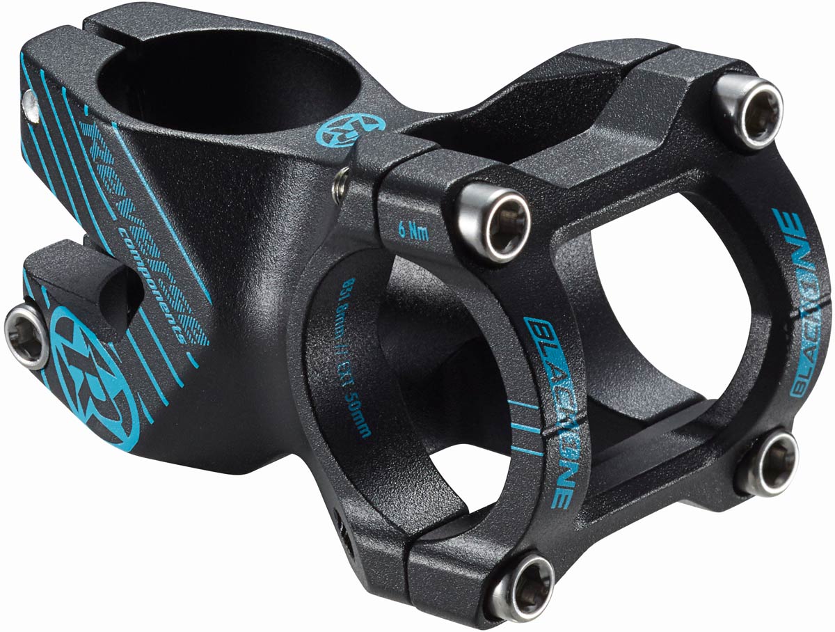 Reverse Black-One Enduro Vorbau 1 1/8 31.8mm 50mm schwarz/blau