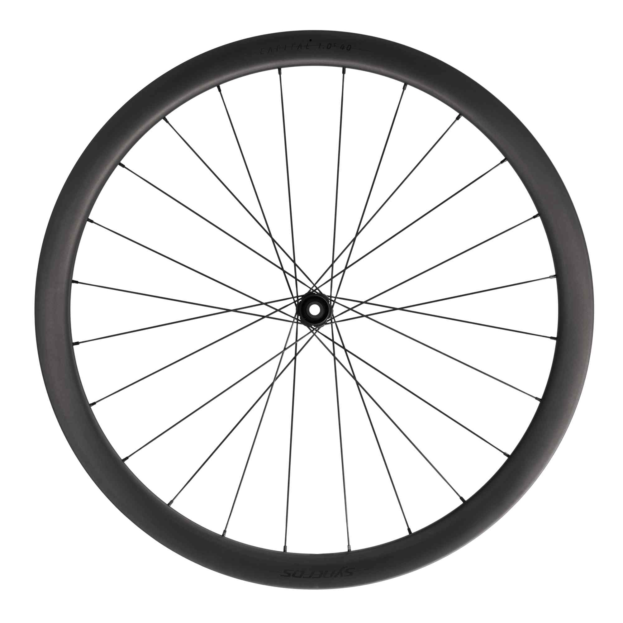 Syncros Capital 1.0s 40 Carbon Rennrad Laufradsatz matt schwarz