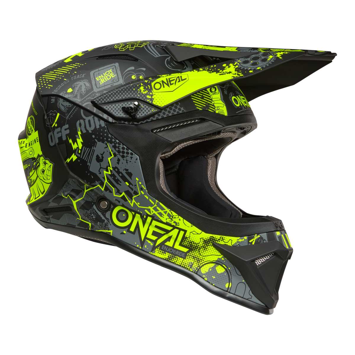 ONeal 1SRS Vibrant Motocross Enduro MTB Helm schwarz/gelb 2027
