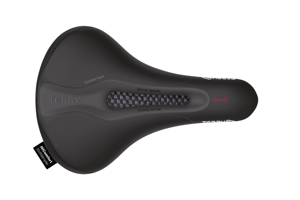 Terry Fisio GT Max Women Touring Comfort Damen Fahrrad Sattel schwarz