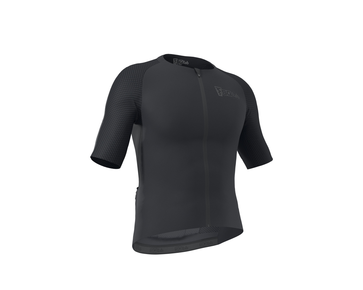 SQlab One12 Road / MTB Race Fahrrad Trikot kurz schwarz 2025