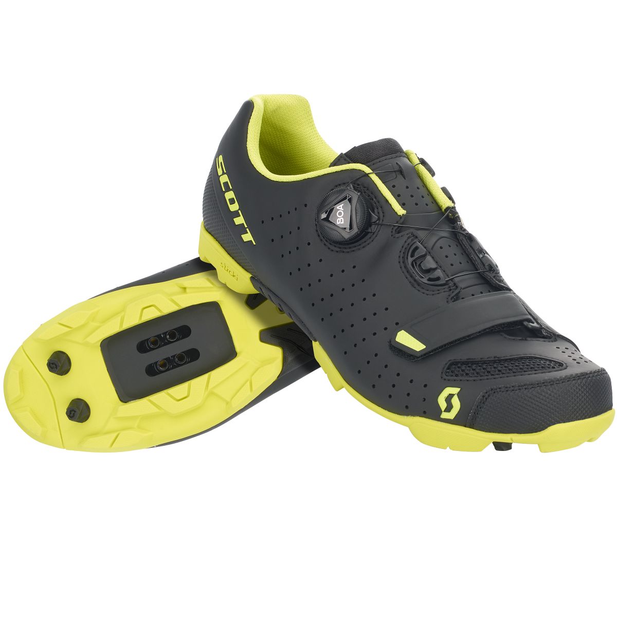 Scott MTB Comp Boa Fahrrad Schuhe schwarz/gelb 2026