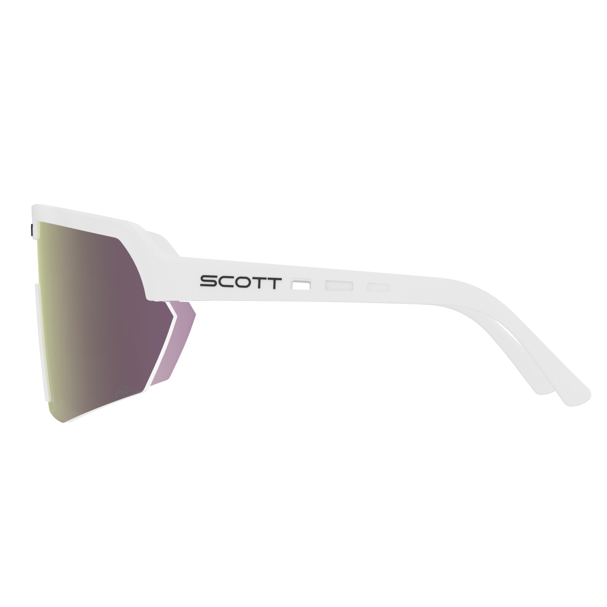 Scott Sport Shield AMP Wechselscheiben Fahrradbrille weiß/lavender chrome