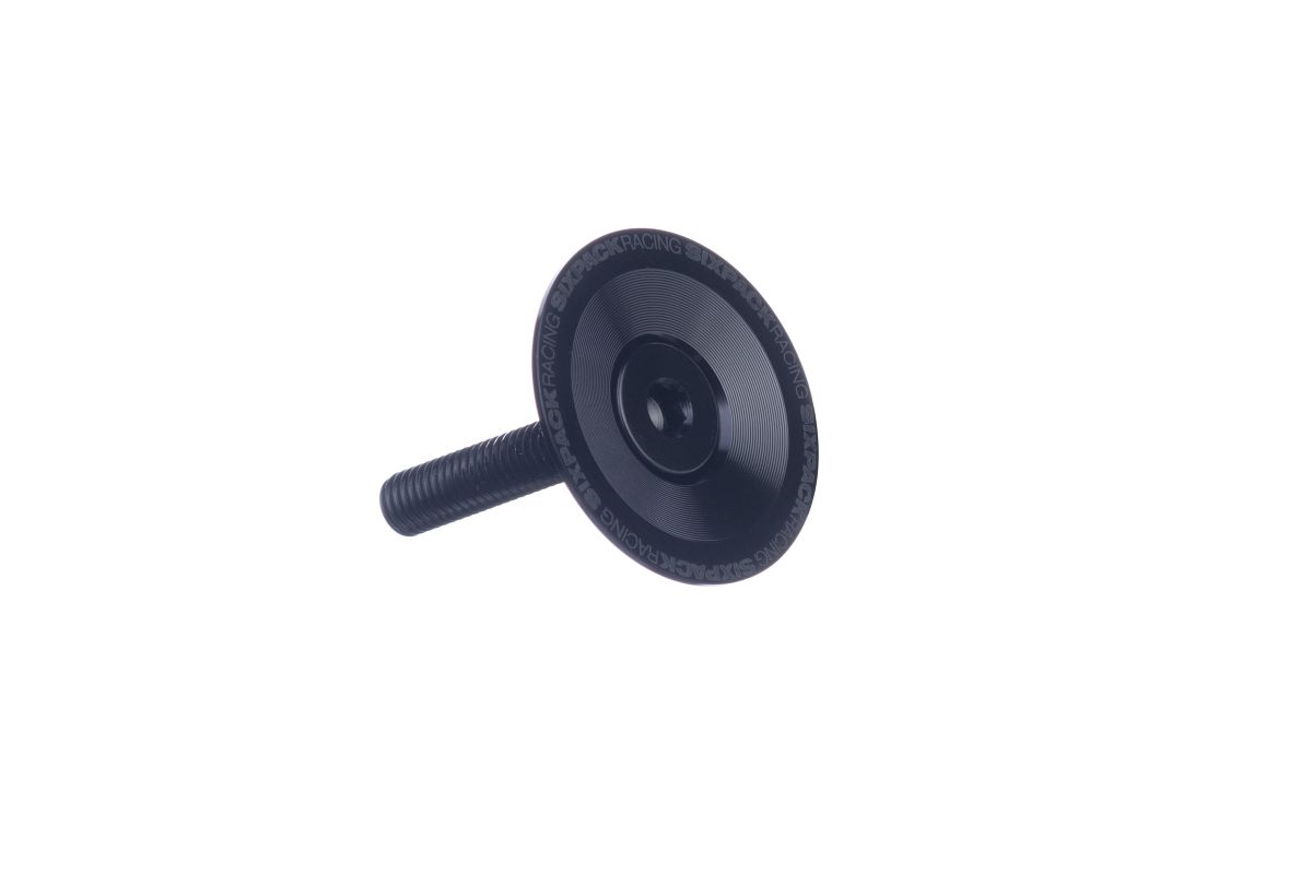 Sixpack Millenium Aheadcap Fahrrad Steuersatzkappe stealth schwarz