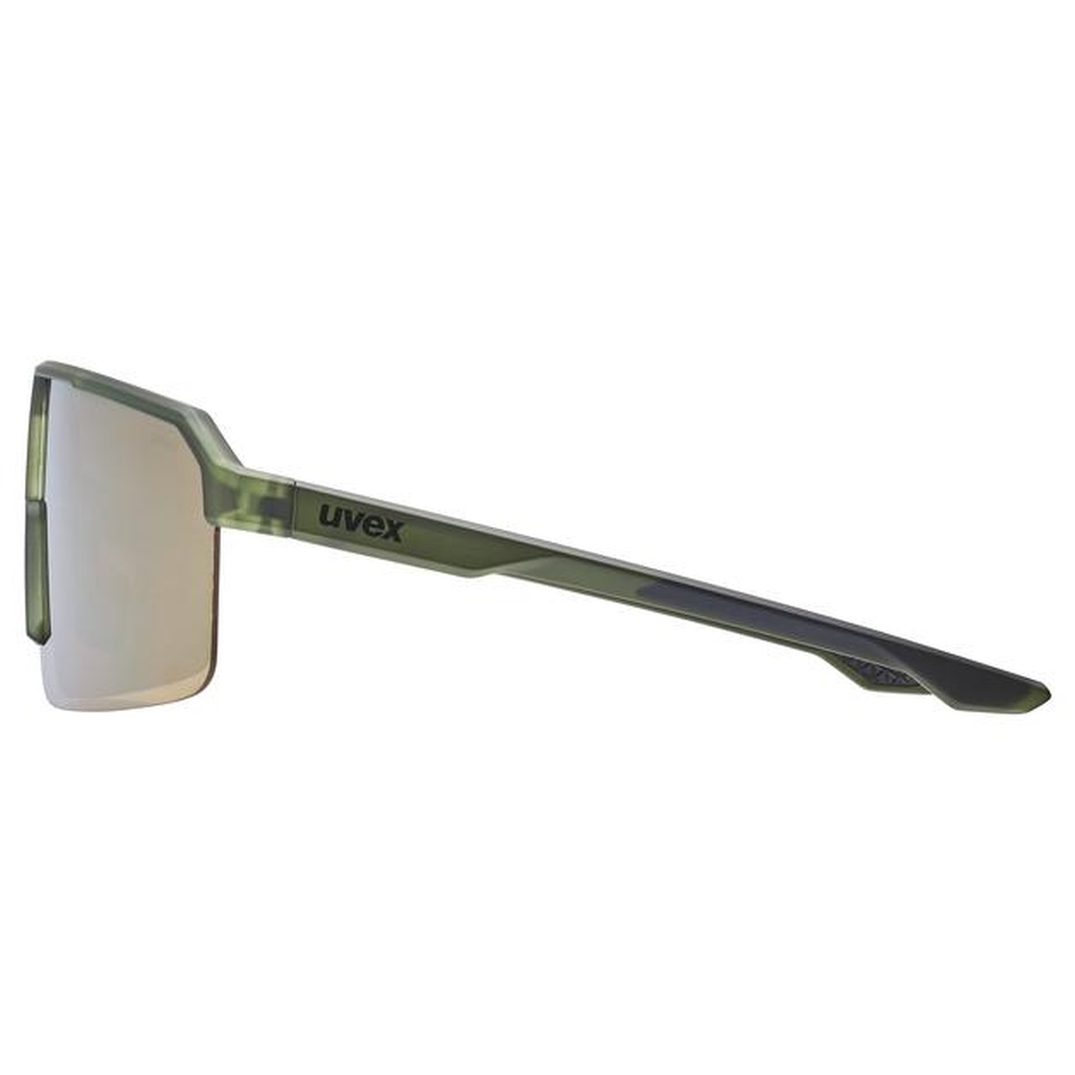 uvex Ramp Fahrrad / Sport Brille matt olive grün/mirror goldfarben 2027
