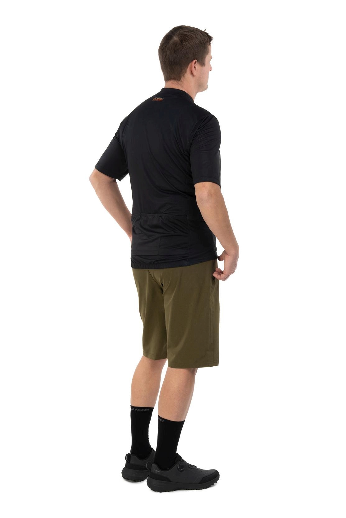 Cube Cmpt Fahrrad Trikot kurz schwarz 2026