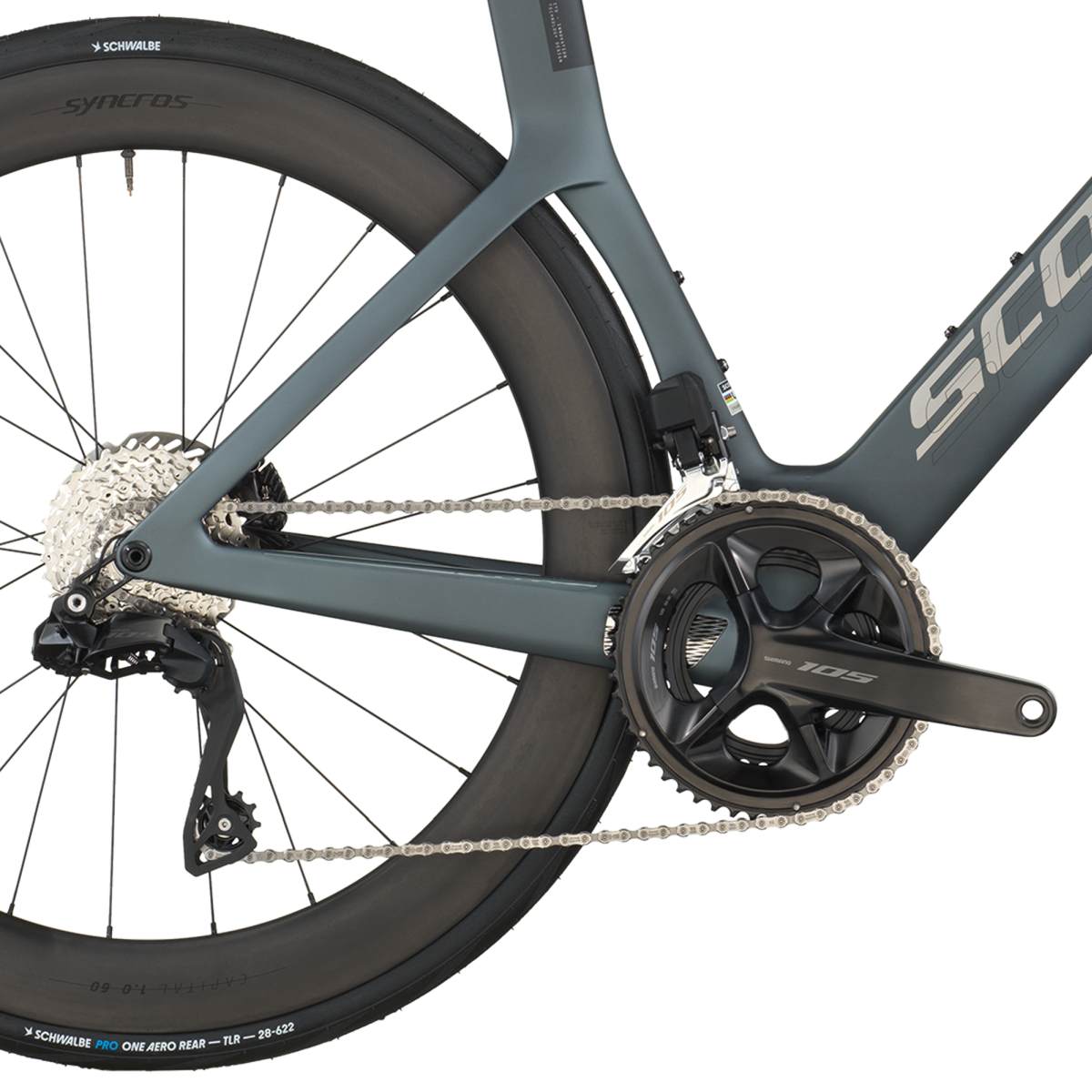 Scott Foil RC 20 Carbon Rennrad grau 2026