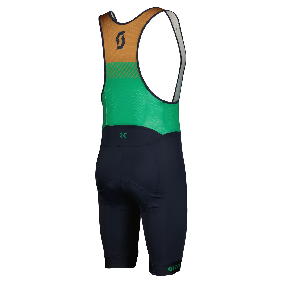 Scott RC Team ++ Fahrrad Trägerhose kurz dark blau/grün 2025