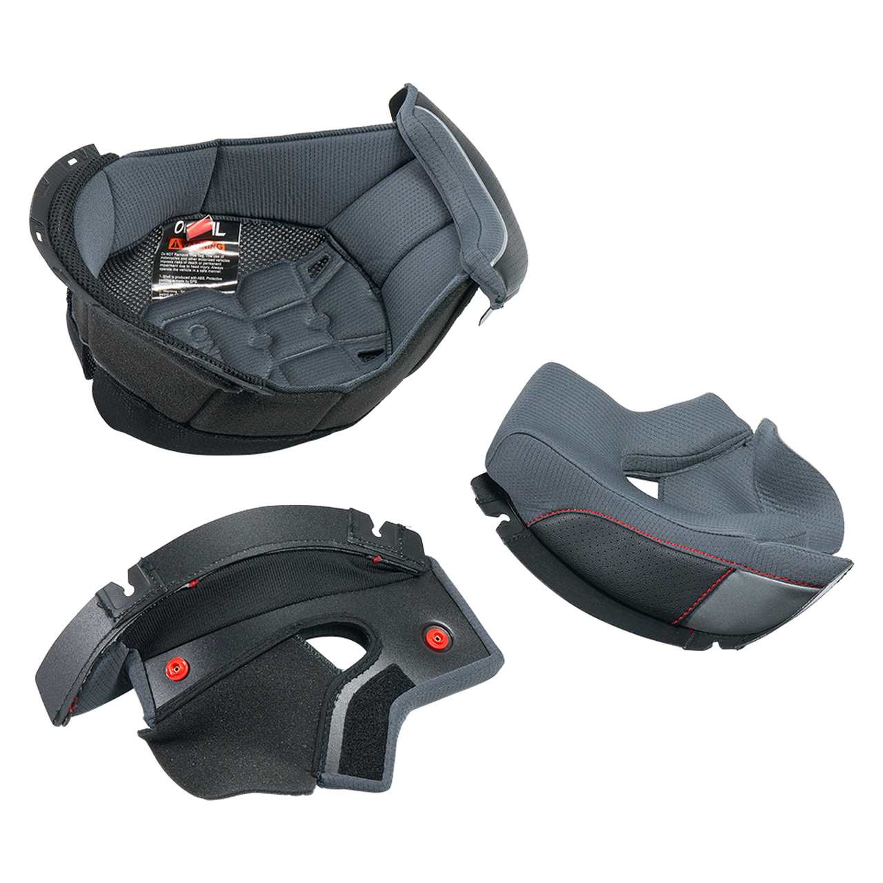 ONeal D-SRS Liner & Cheek Pads Helm Innenfutter & Wangenpolster schwarz 2026