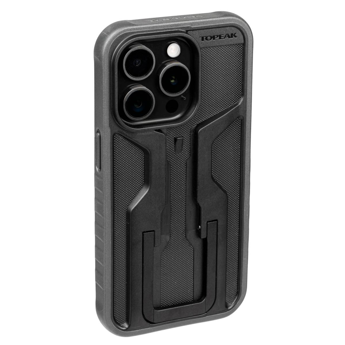 Topeak RideCase Handyhülle für iPhone 15 Pro ohne Halter schwarz