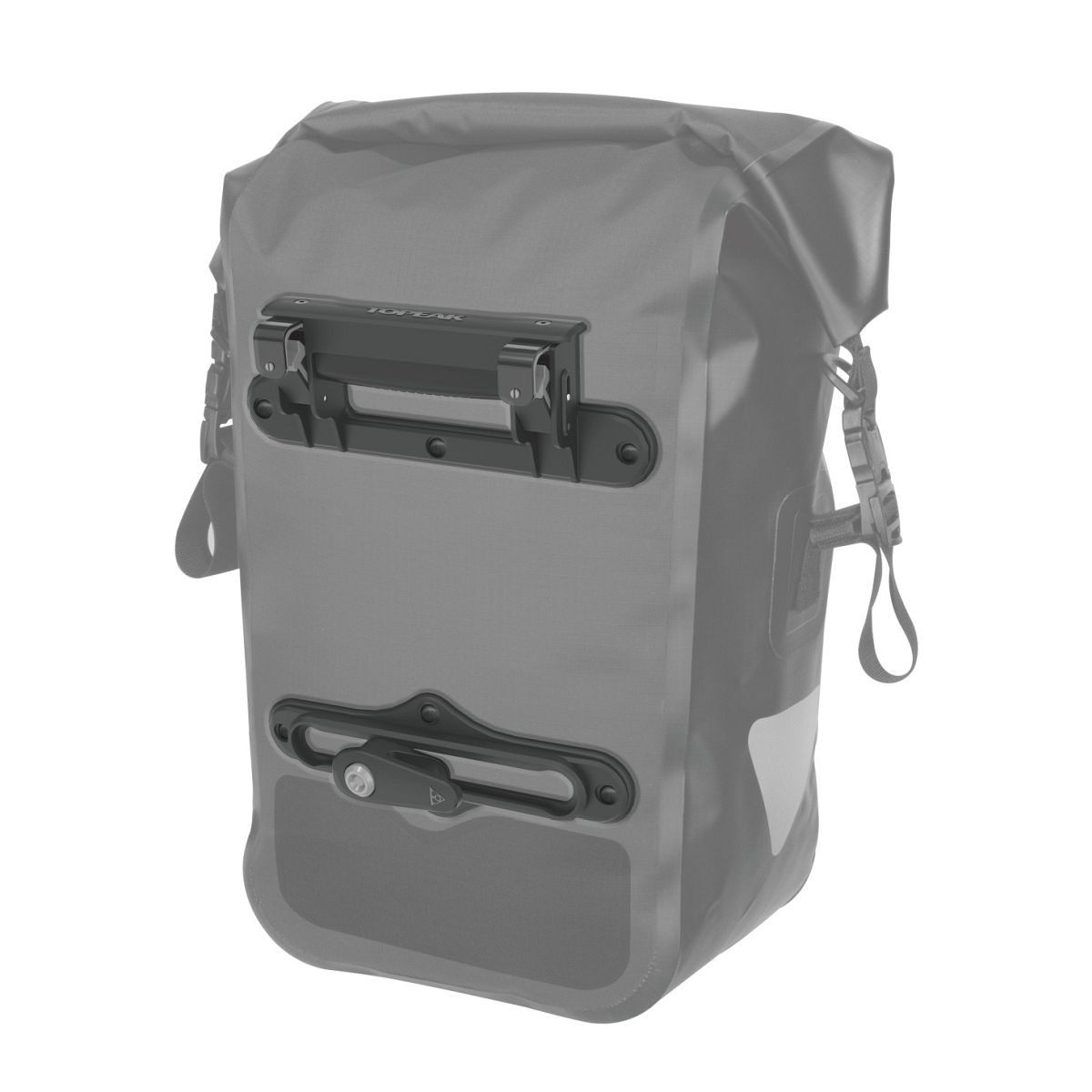 Topeak Pannier Dry Bag Fahrrad Gepäckträgertasche 20 L wasserdicht schwarz/grau