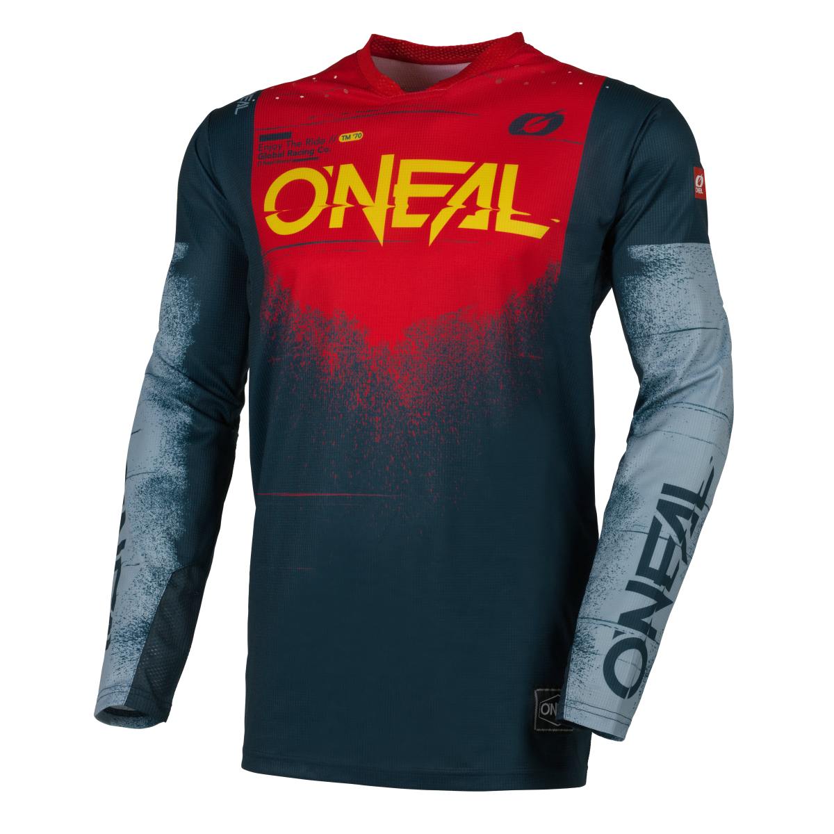 ONeal Hardwear Swipe Motocross langarm Jersey blau/rot 2026