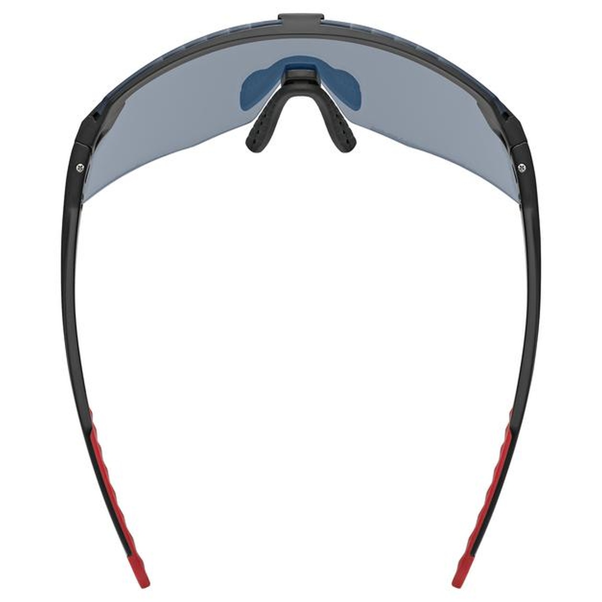 uvex Pace Stage S Fahrrad / Sport Brille matt schwarz/mirror rot 2027