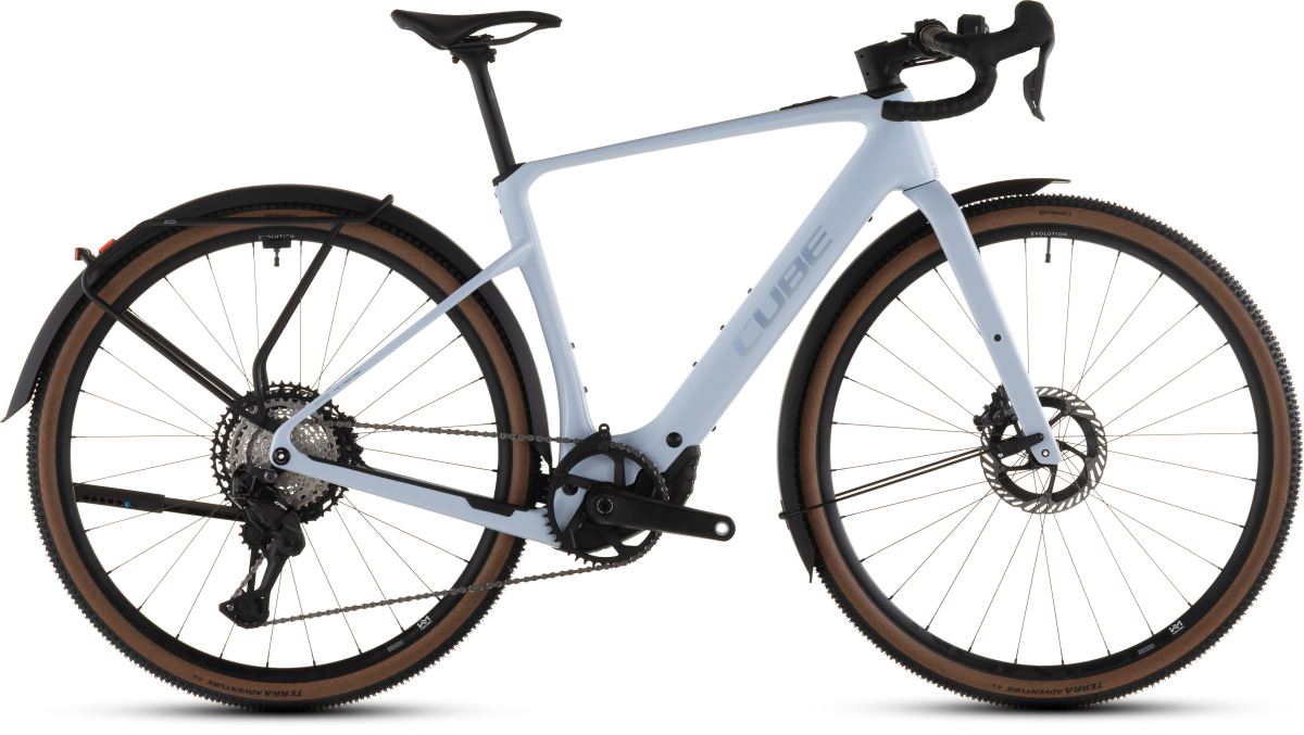 Cube Nuroad Hybrid C:62 SLX 400X FE 28'' Carbon E-Bike Gravel Pedelec iceblue/prism 2026