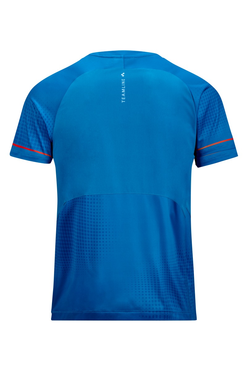 Cube Tech Teamline Fahrrad Trikot kurz blau 2027