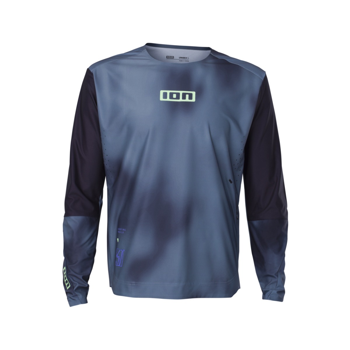 ION Scrub Utah MTB Fahrradtrikot langarm schwarz 2026