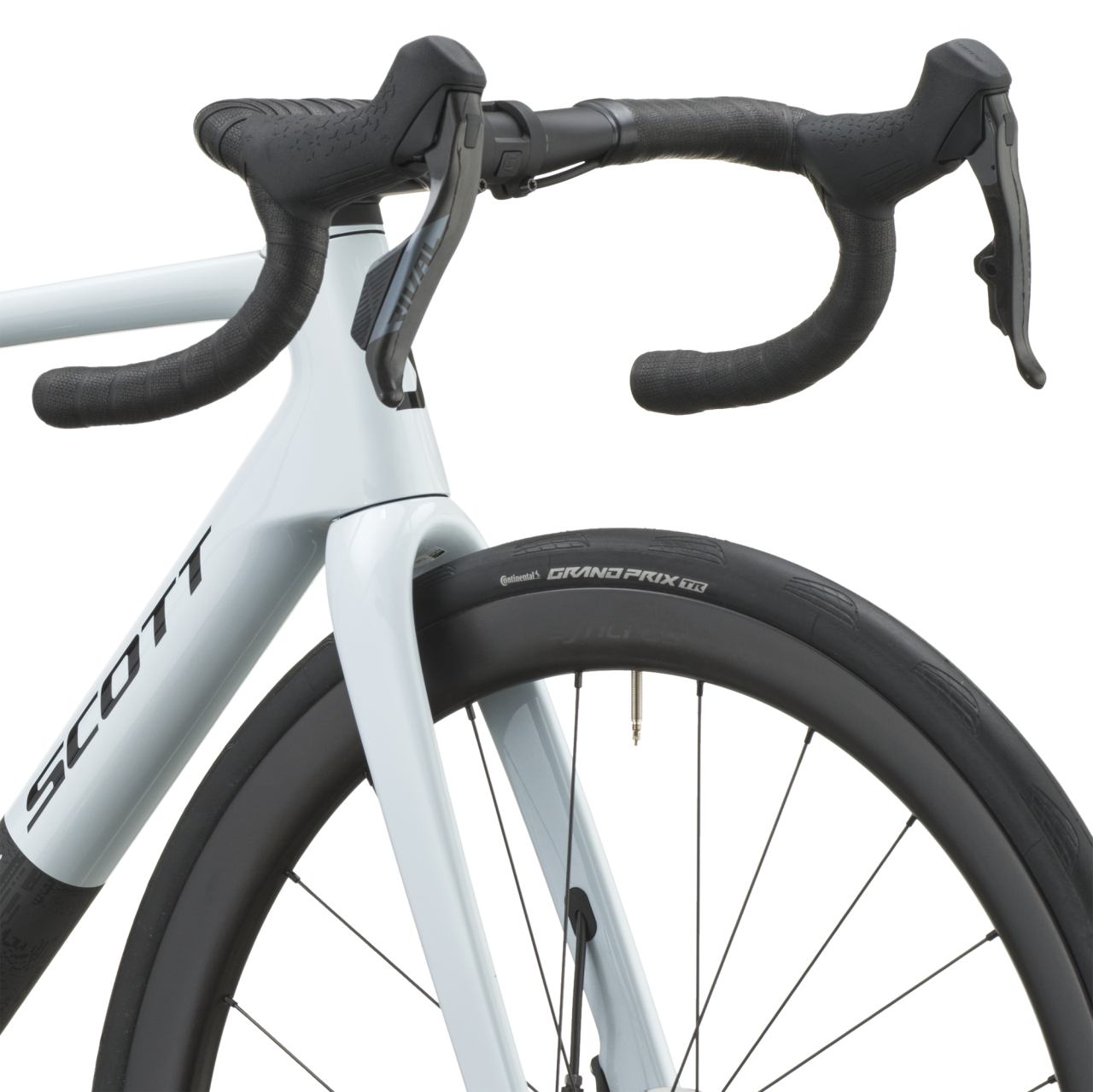 Scott Addict RC 25 Carbon Rennrad cumulus weiß/carbon schwarz 2027