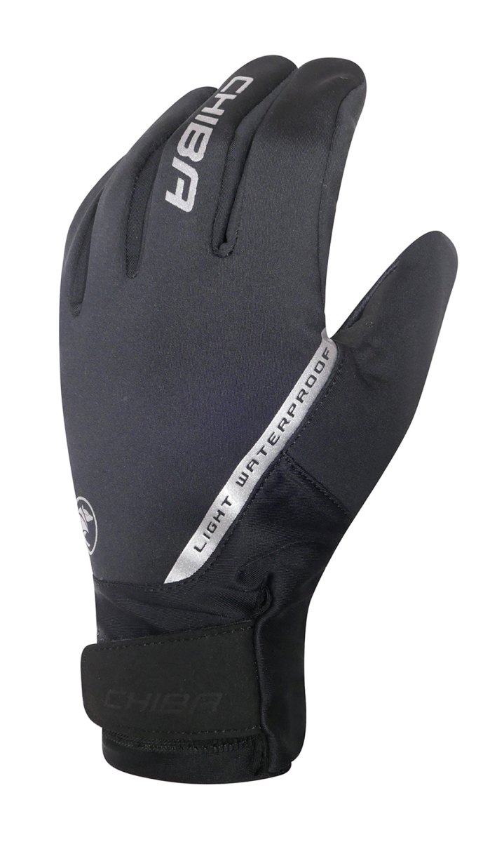 Chiba Softshell Waterproof Fahrrad Winter Handschuhe lang schwarz 2027