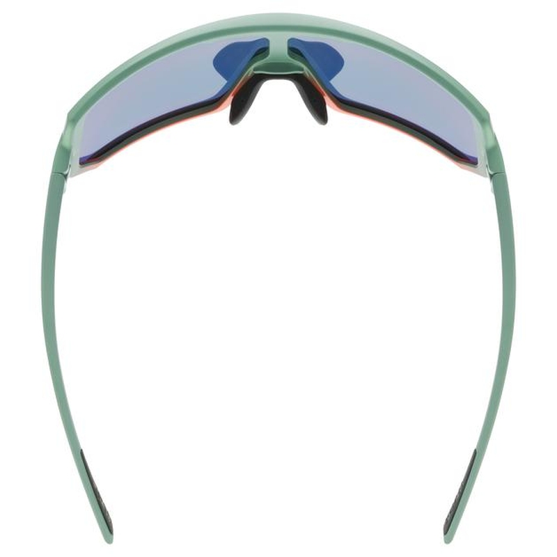 Uvex Sportstyle 235 Sport / Freizeit Brille matt grün/mirror rot