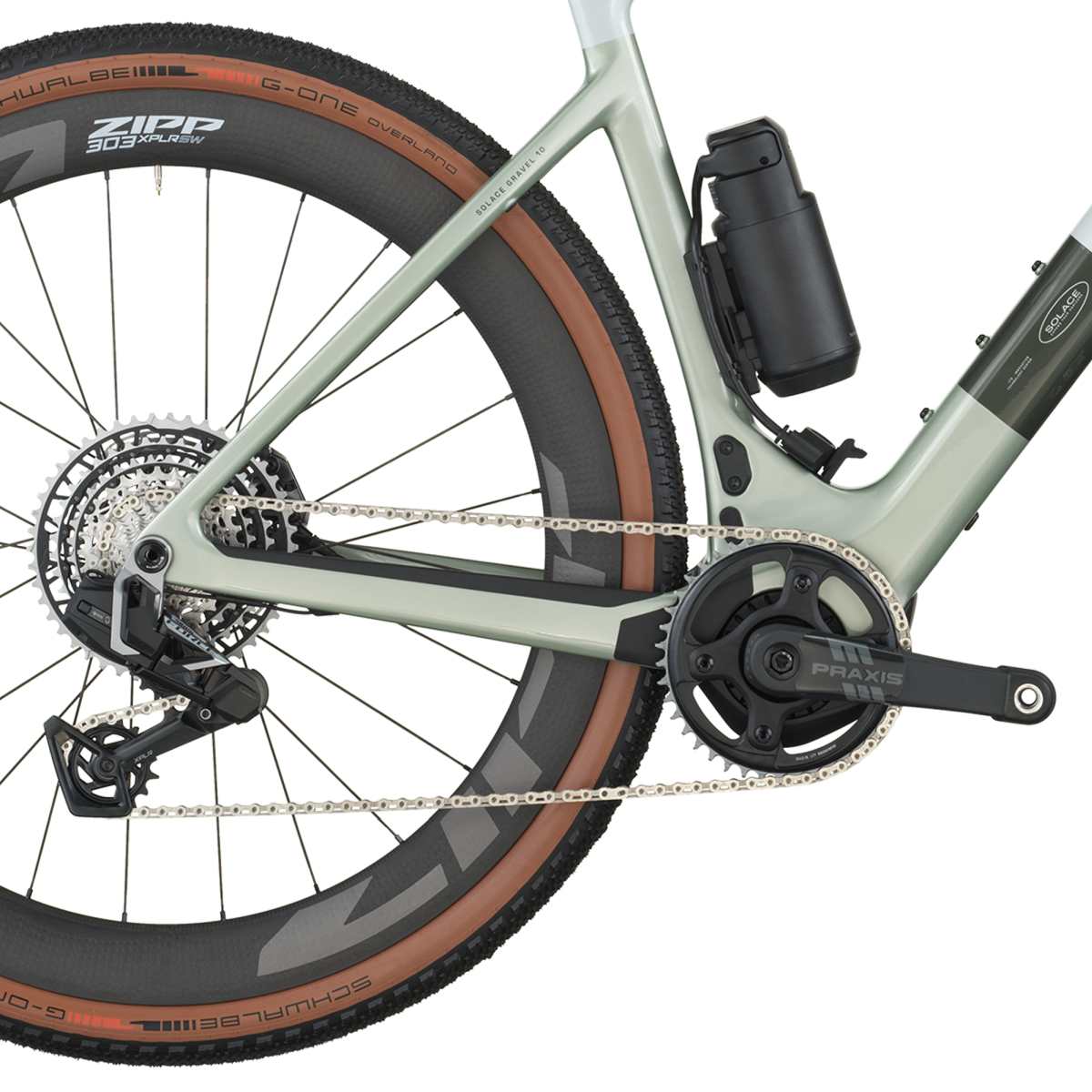 Scott Solace Gravel 10 Carbon E-Bike Pedelec beluga grau/grün 2027