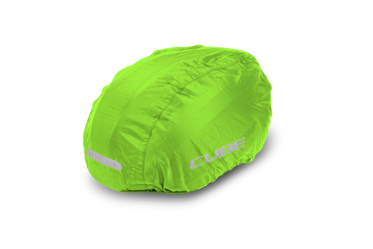 Cube Helm Regenüberzug grün