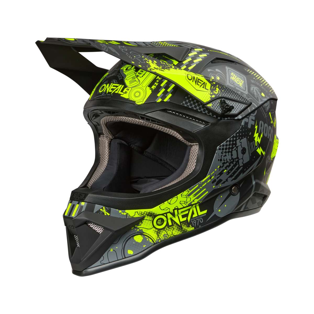 ONeal 1SRS Vibrant Motocross Enduro MTB Helm schwarz/gelb 2027