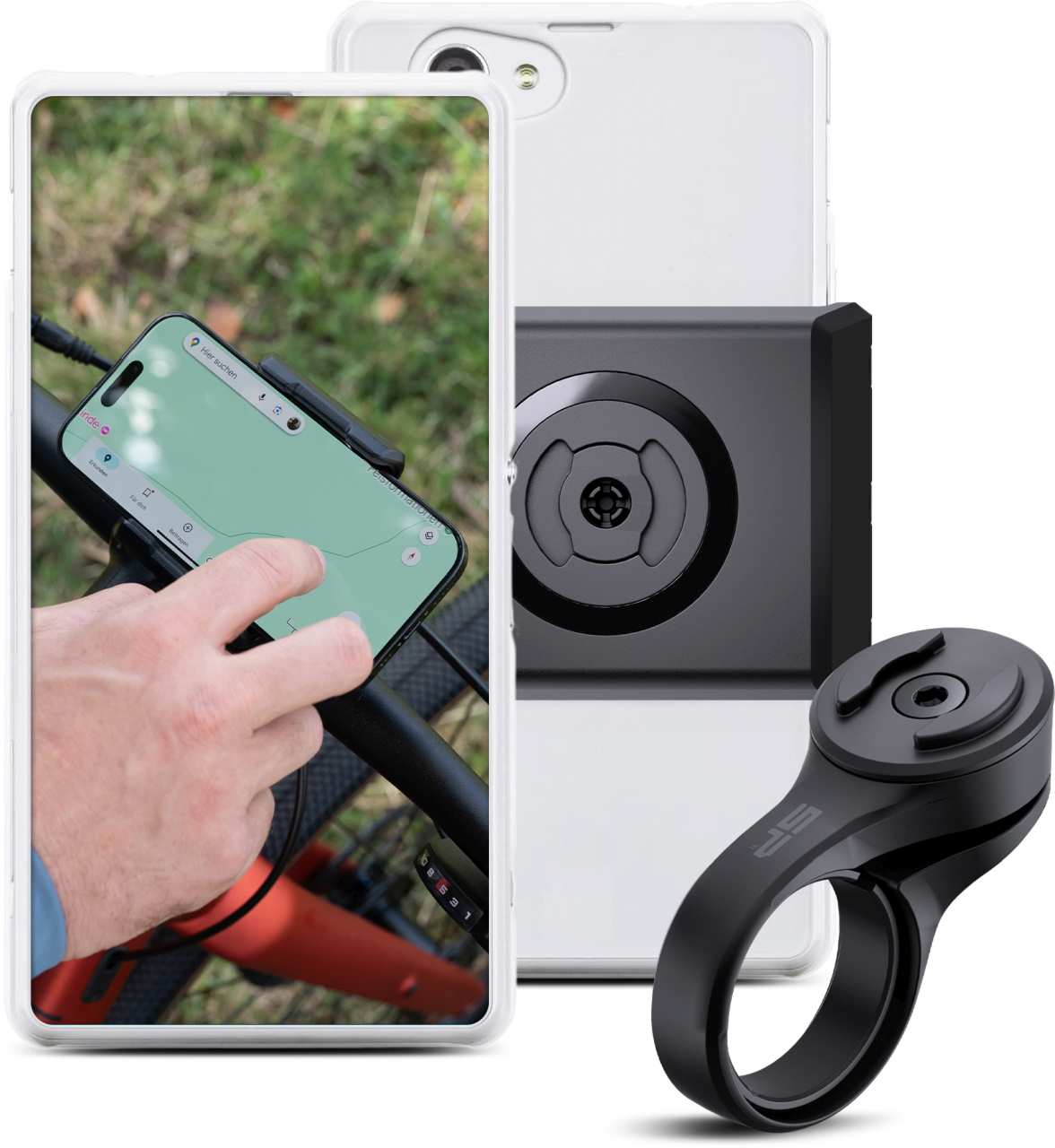 SP Connect Bike Bundle Universal Phone Holder Fahrrad Handyhalterung schwarz