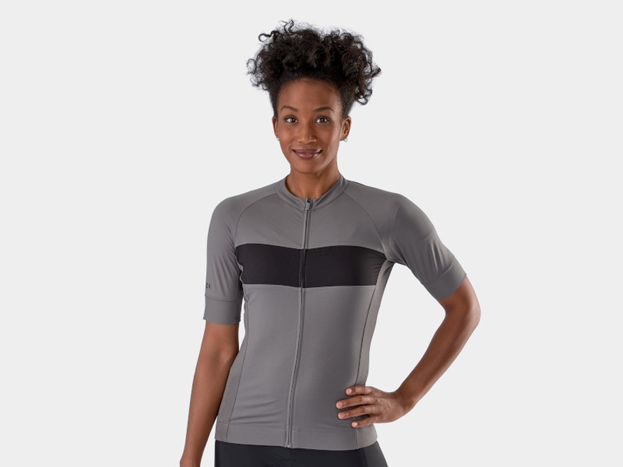 Trek Circuit LTD Damen Fahrrad Trikot kurz grau/schwarz 2026