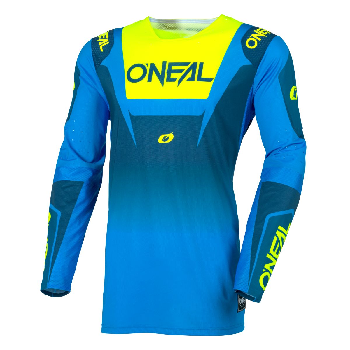 ONeal Prodigy Five Motocross langarm Jersey blau/gelb 2026
