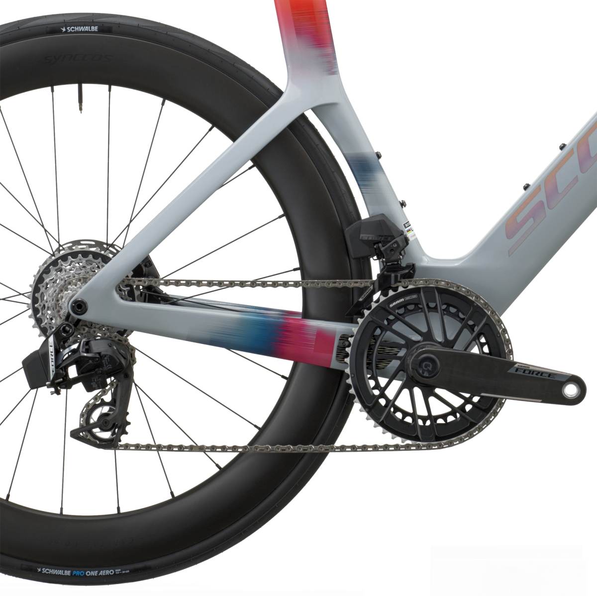 Scott Foil RC TRI Carbon Triathlon / Zeitfahrrad narwal grau/gloaming orange 2027
