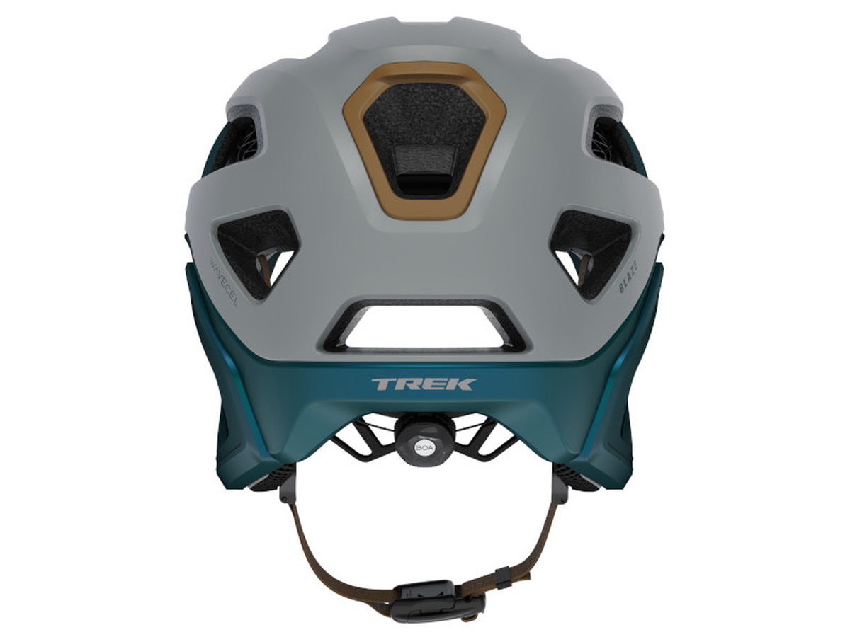 Bontrager Blaze WaveCel MTB Fahrrad Helm grau / blau 2026
