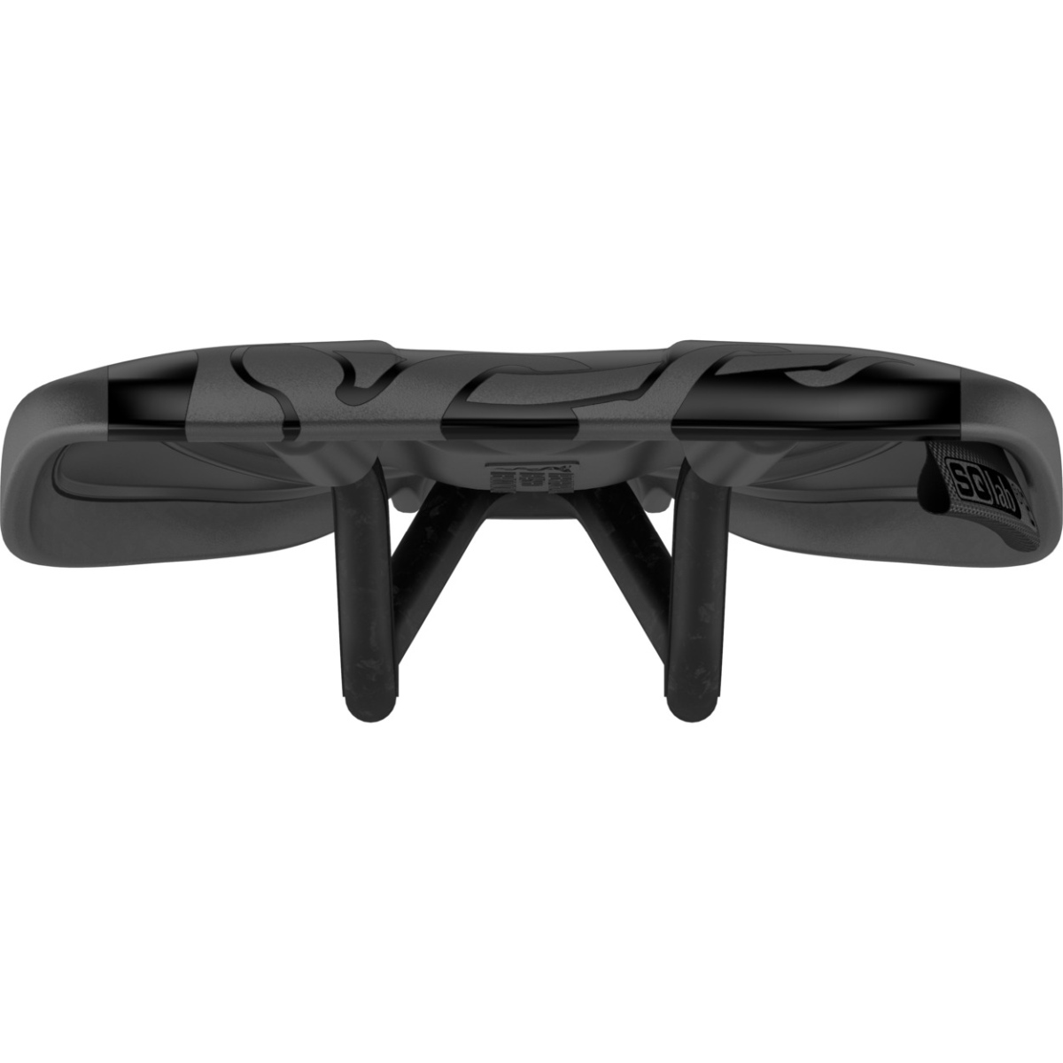 SQlab 612 Ergowave R Carbon ltd. Team Unisex Road / MTB Race Fahrrad Sattel schwarz