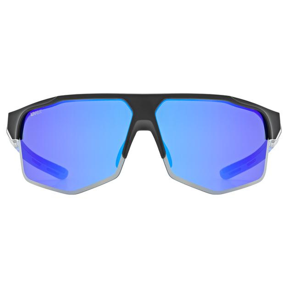 Uvex Axos Fahrrad / Sport Wechselscheiben Brille matt schwarz/mirror blau