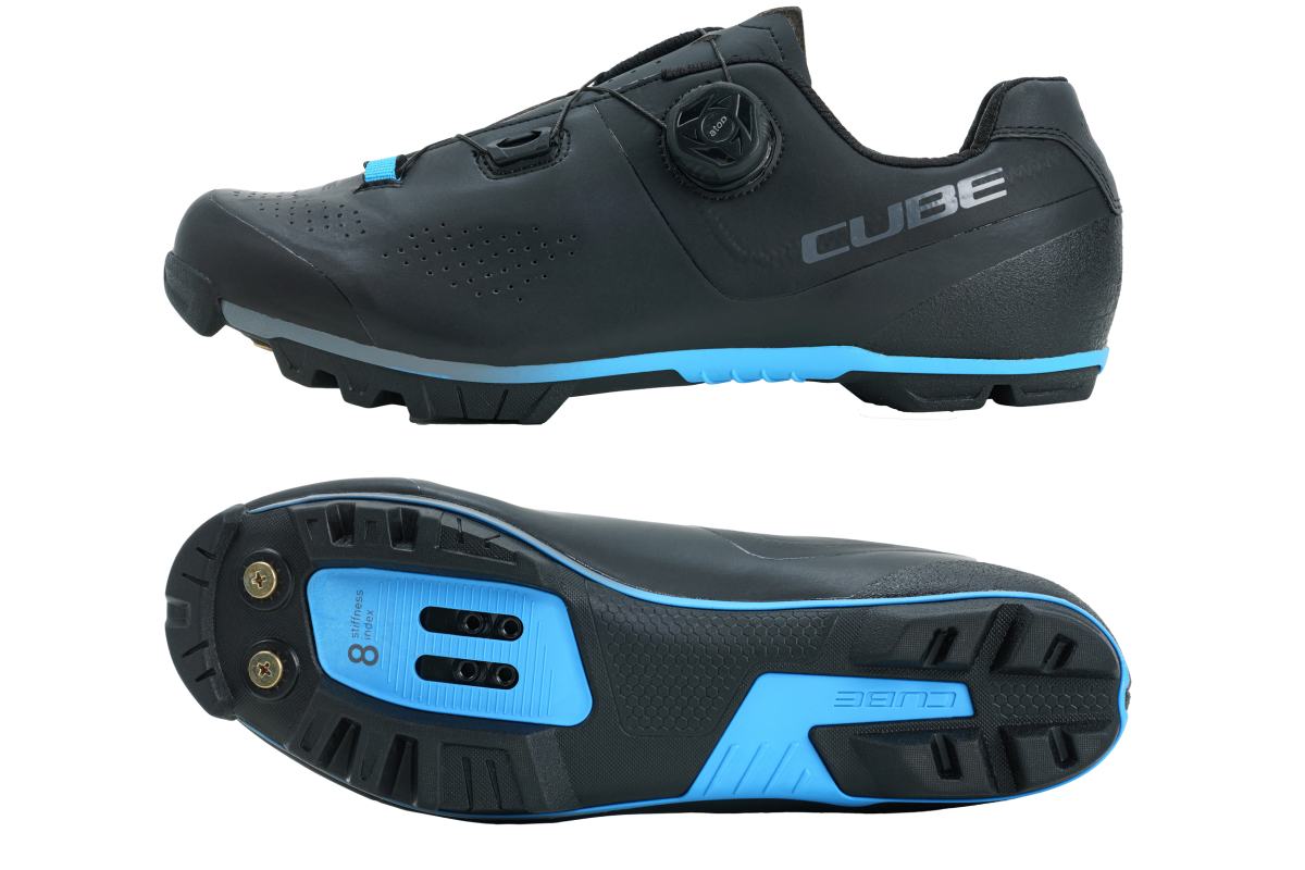 Cube Peak Pro MTB Fahrrad Schuhe schwarz/blau 2027