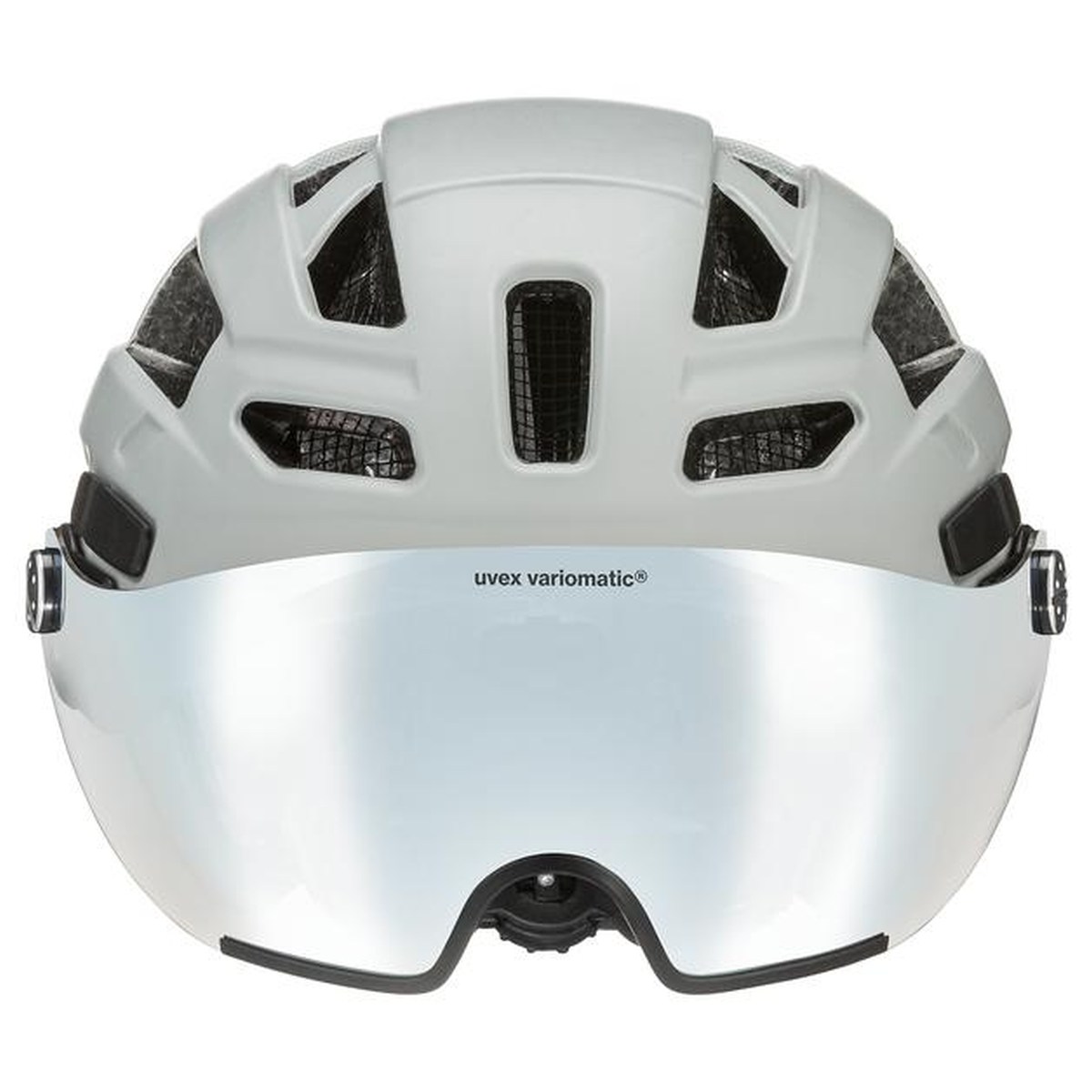 Uvex Finale Visor V City Trekking Fahrrad Helm matt papyrus grau 2027
