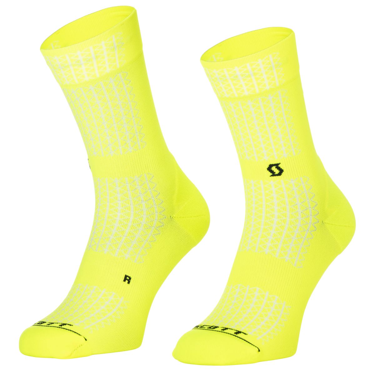 Scott Performance Crew Fahrradsocken gelb 2027