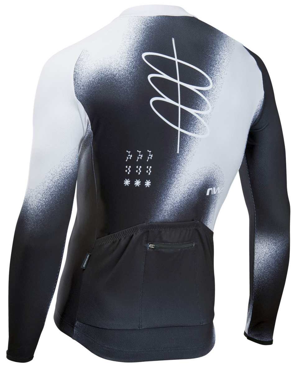 Northwave Blade Winter Fahrradtrikot lang schwarz/grau 2027