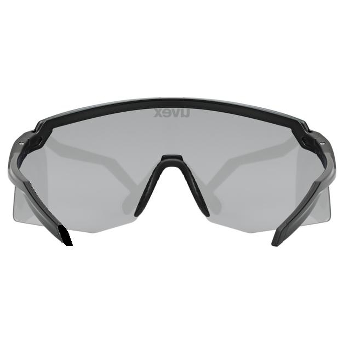uvex Pace Stage Fahrrad / Sport Brille matt schwarz/mirror silberfarben 2027