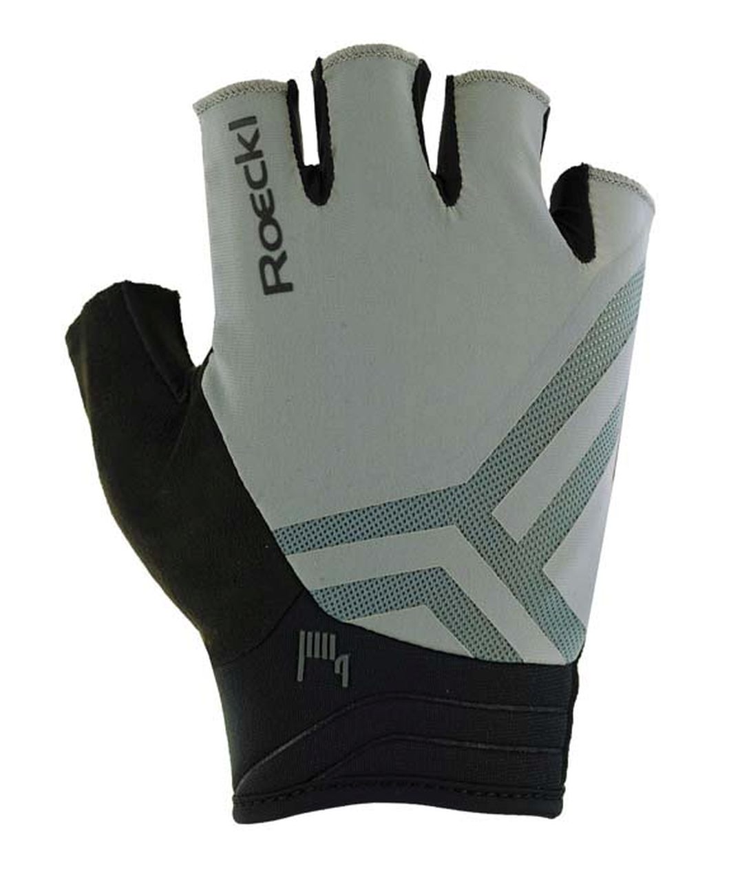 Roeckl Ibarra Fahrrad Handschuhe kurz grau/schwarz 2026