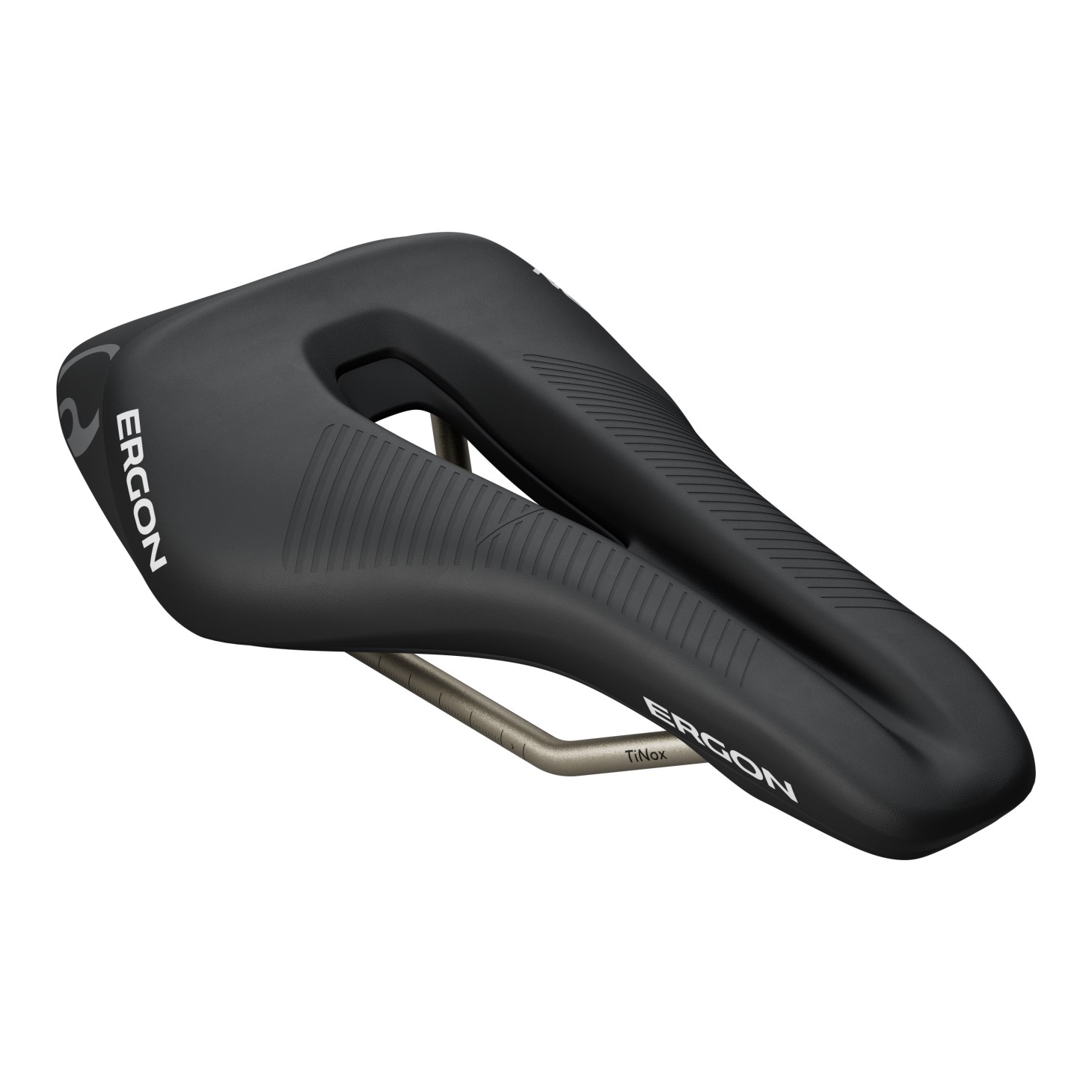 Ergon SR Tri Men Mid Triathlon Fahrrad Sattel schwarz