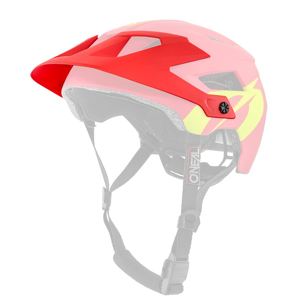 O'neal Visor Defender 2.0 Solid Helm Visier rot Oneal