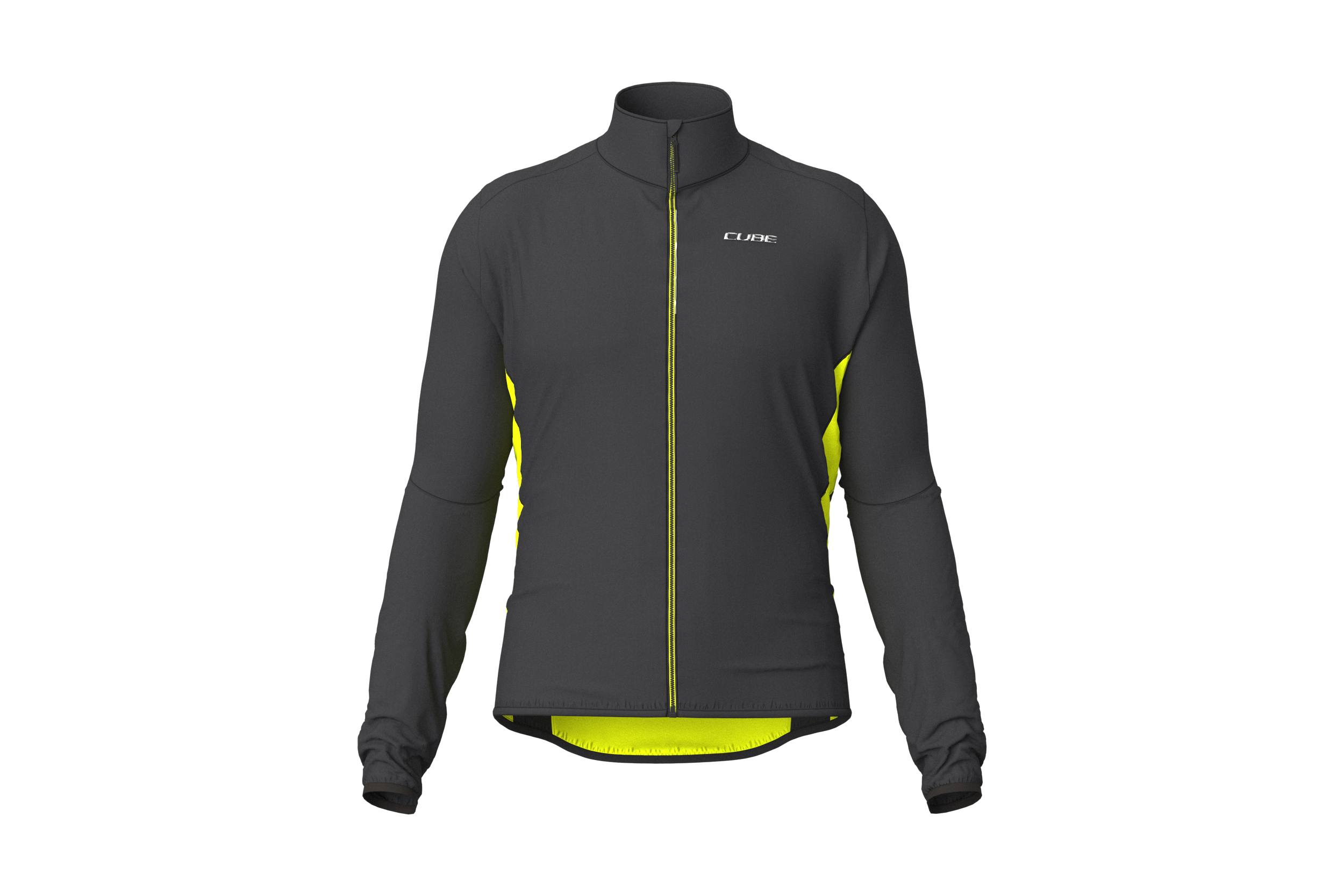 Cube Cmpt Fahrrad Windjacke schwarz/gelb 2027