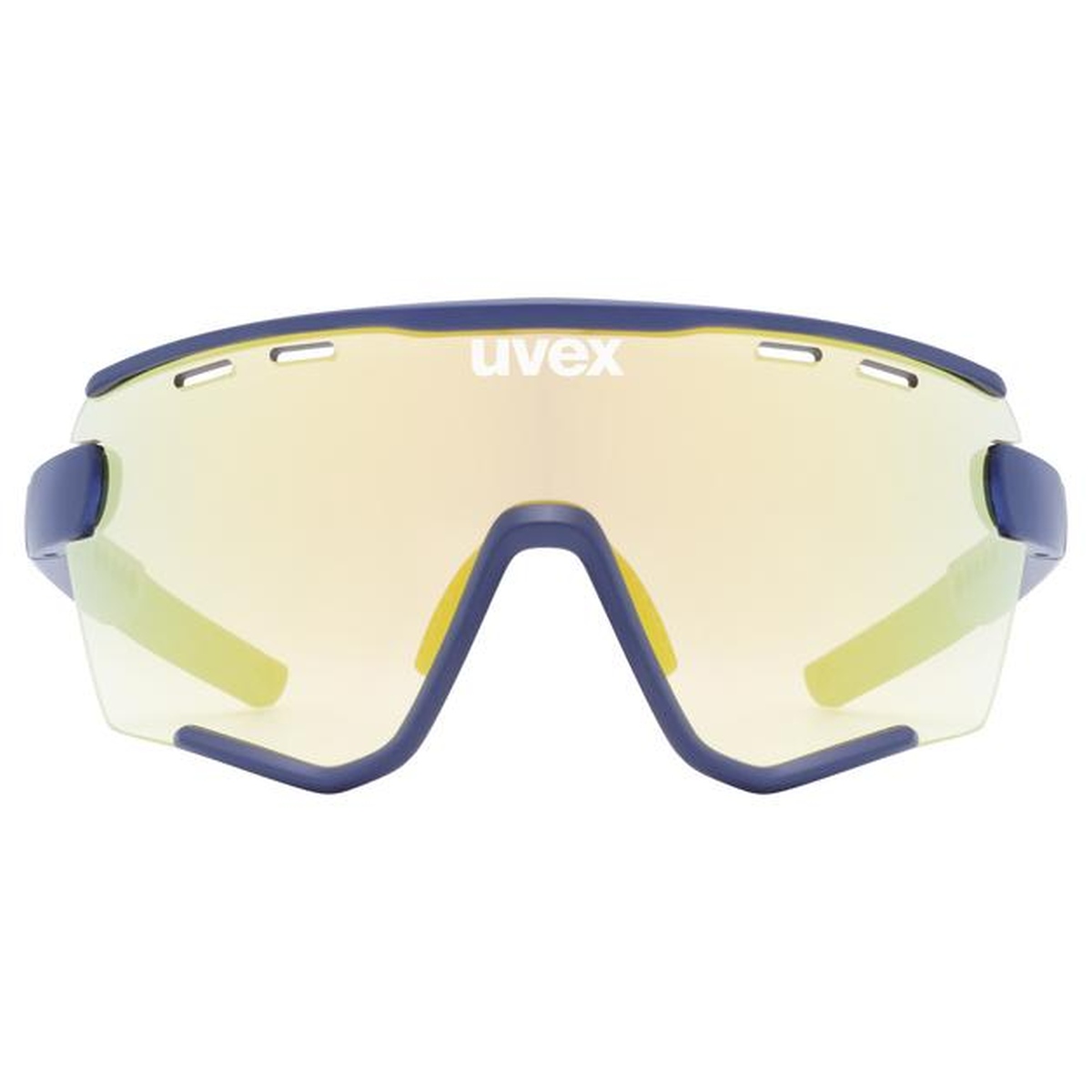 Uvex Sportstyle 236 Set Small Fahrrad / Sport Brille matt blau/mirror gelb