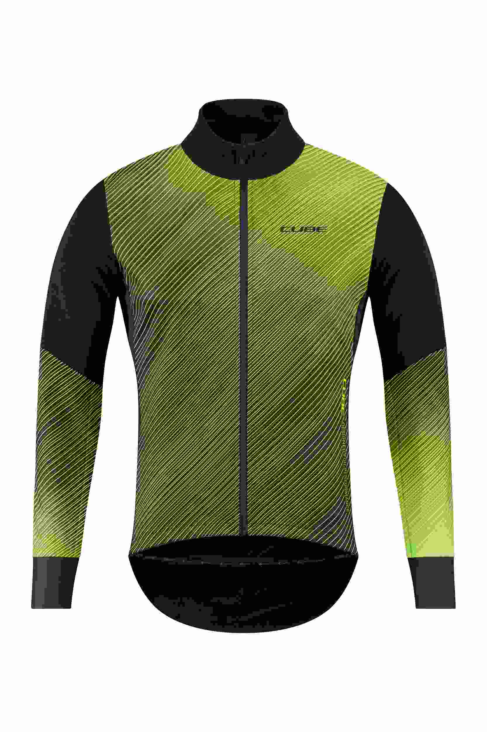 Cube Blackline Safety Softshell Fahrrad Jacke gelb / schwarz 2025