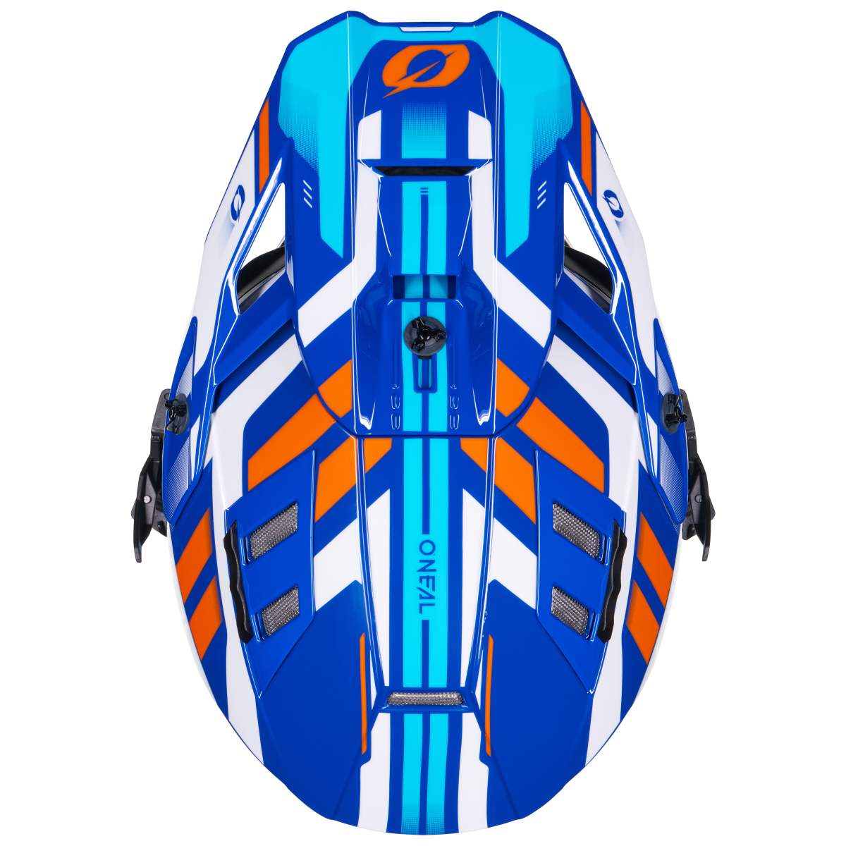 ONeal EX-SRS Dust Motocross Enduro MTB Helm blau/orange 2026