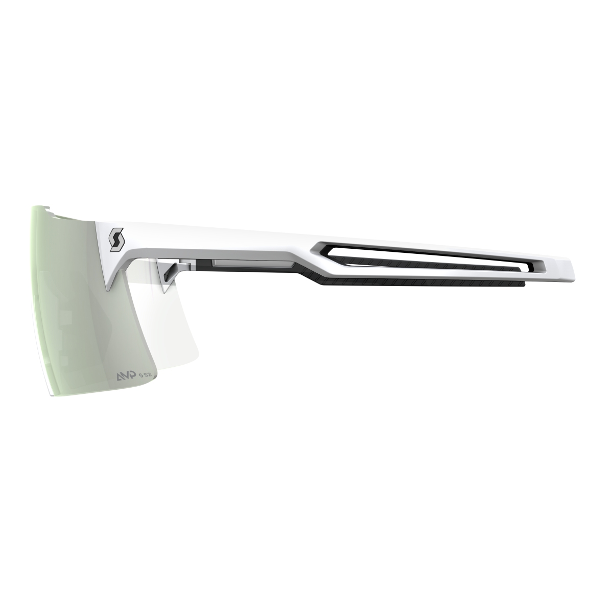 Scott Stride AMP Wechselscheiben Fahrrad Brille weiß/weiß chrome