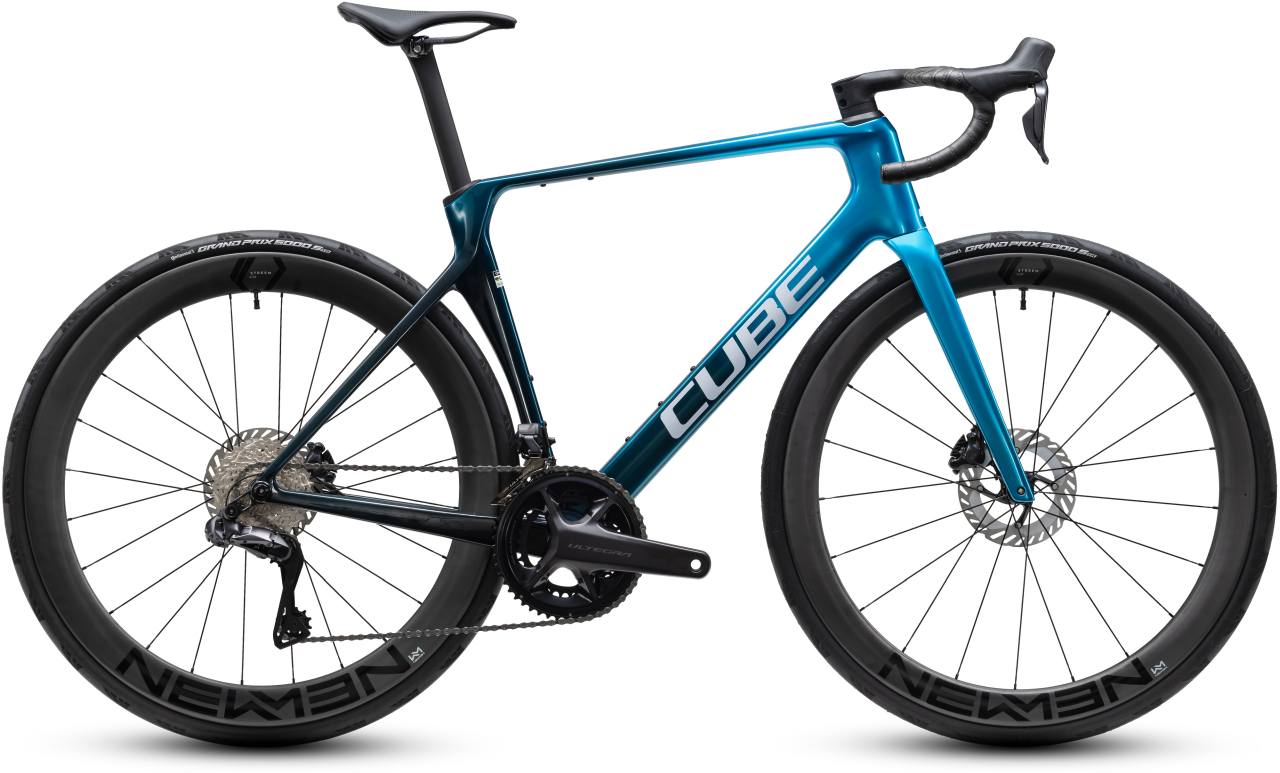 Cube Agree C:62 Race Carbon Rennrad chromeblue/liquidblue 2027