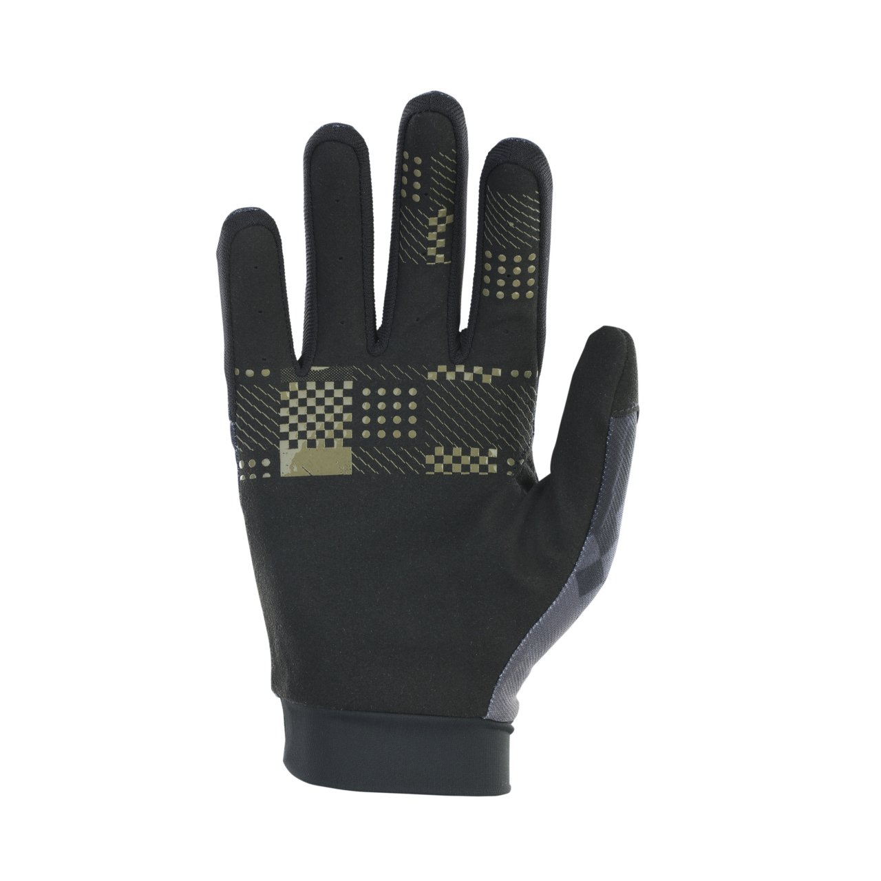 Ion Scrub Fahrrad Handschuhe lang schwarz/mud grün 2023